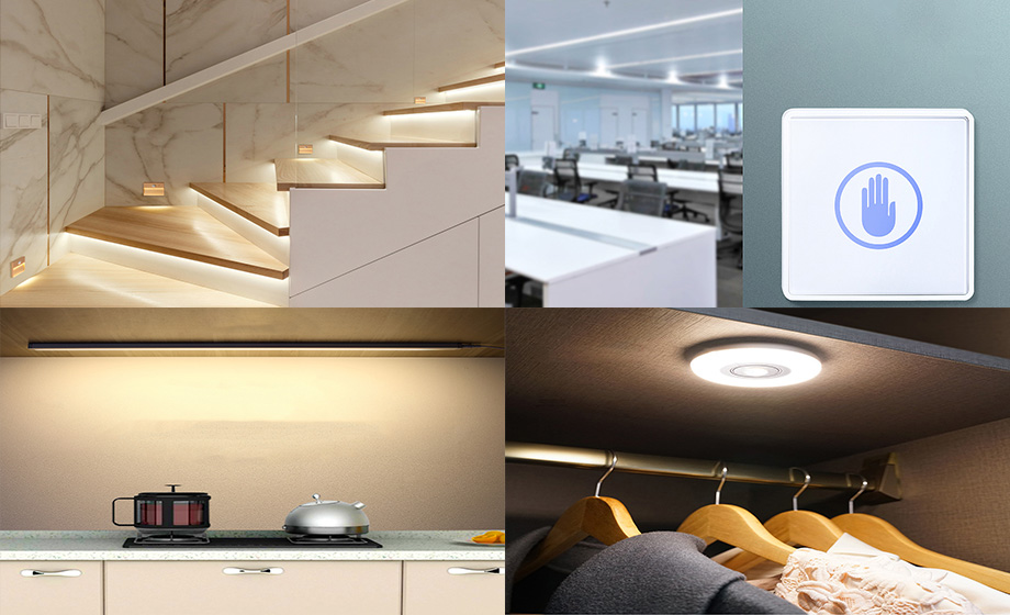 低成本新型微波雷達感應(yīng)模塊人體檢測智能感應(yīng)開關(guān)的類型