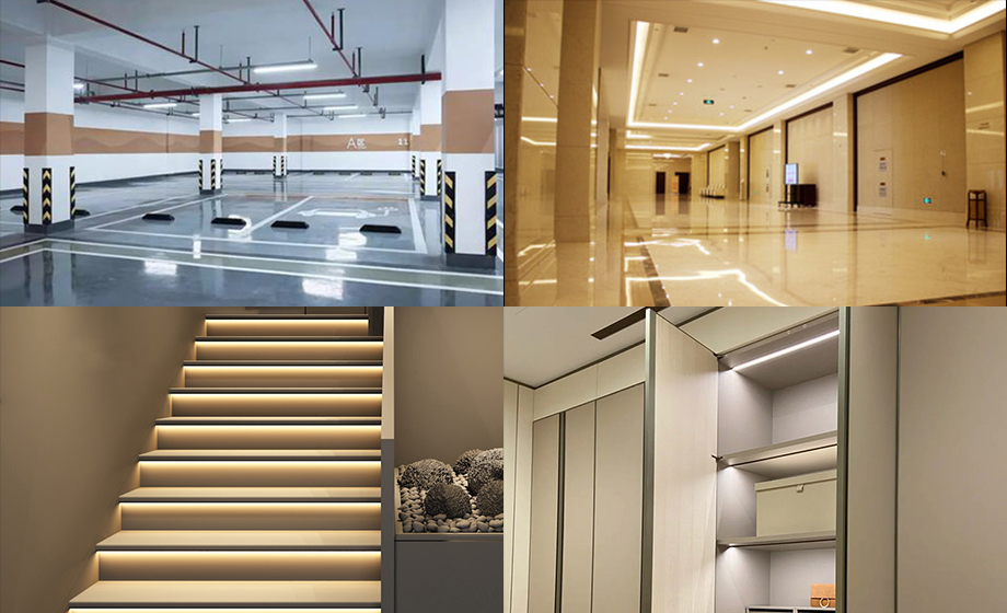 車庫/走廊/樓梯毫米波雷達(dá)傳感器LED燈智能照明感應(yīng)技術(shù)