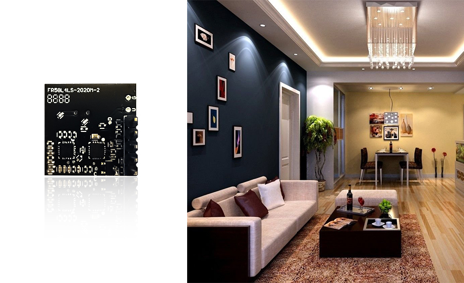 屏幕的雷達(dá)模塊人體感應(yīng)開關(guān)自動亮智能家居安全與節(jié)能的新選擇